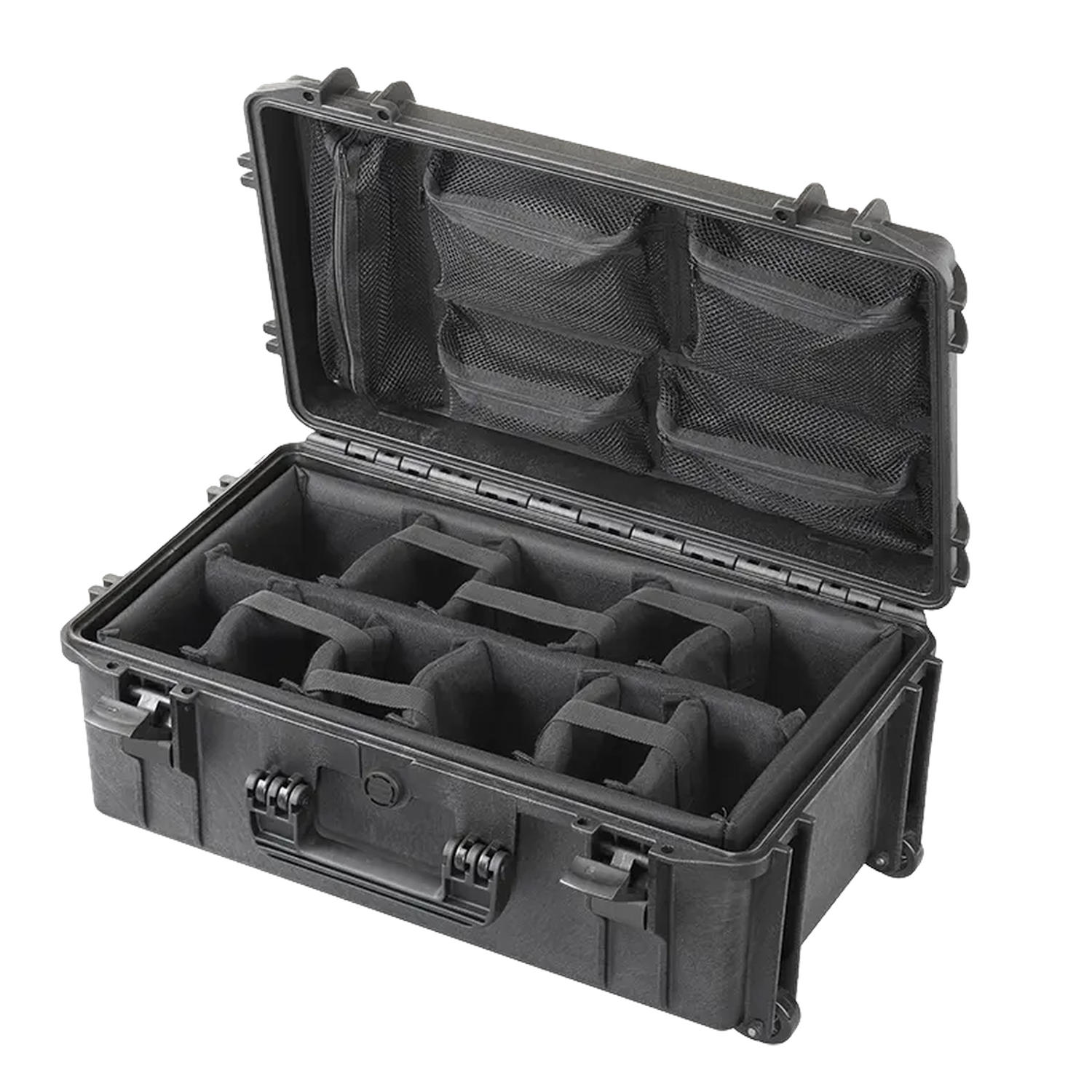 TAF CASE 501 M CAM+ Geräumiges Kameracase mit anpassbarem Kamerainlay und Stauraum für Zubehör
