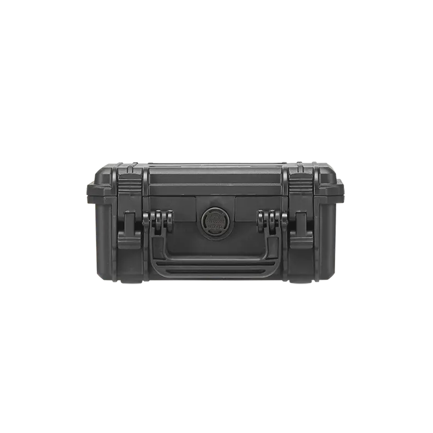 TAF CASE 200 Schwarzer Kunststoffbehälter mit Tragegriff auf dem Boden liegend