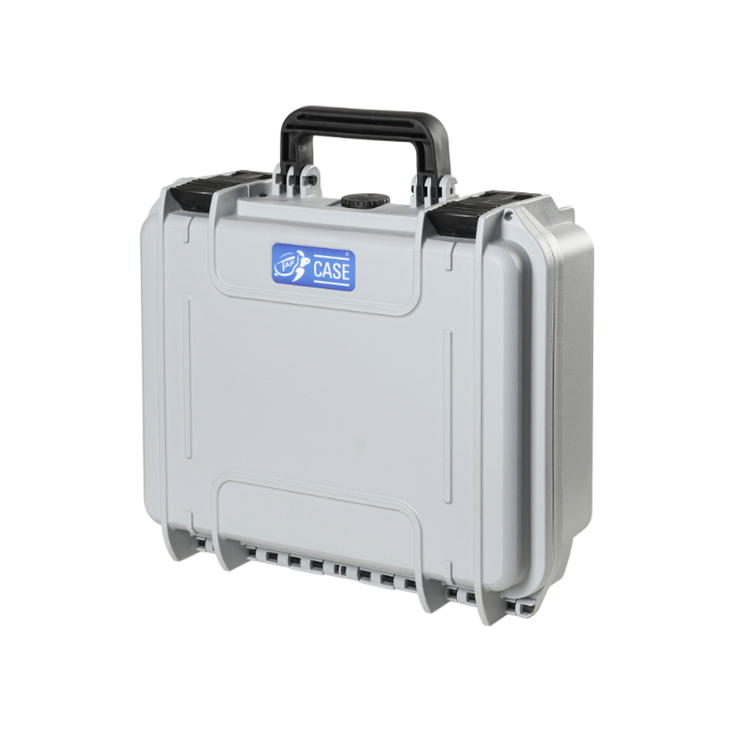TAF CASE 300 grau Ein geschlossener wasserdichter Outdoor Koffer in der Farbe grau