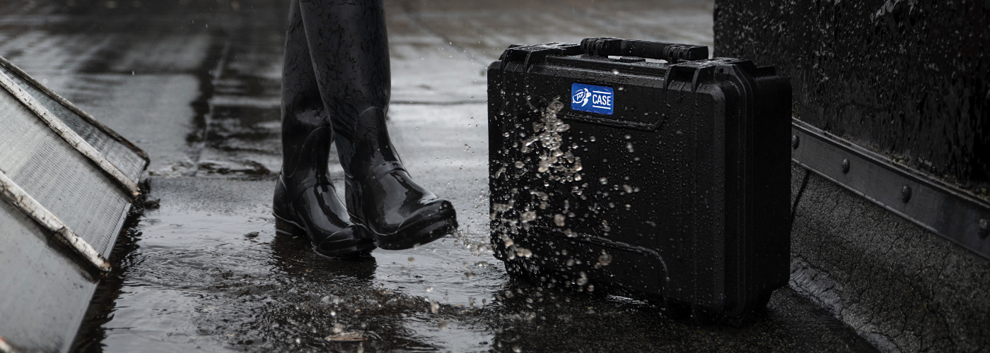 TAF CASE Wasserdichtes Staubdichtes Transportcase mit tragegriff und umlaufender Gummidichtung