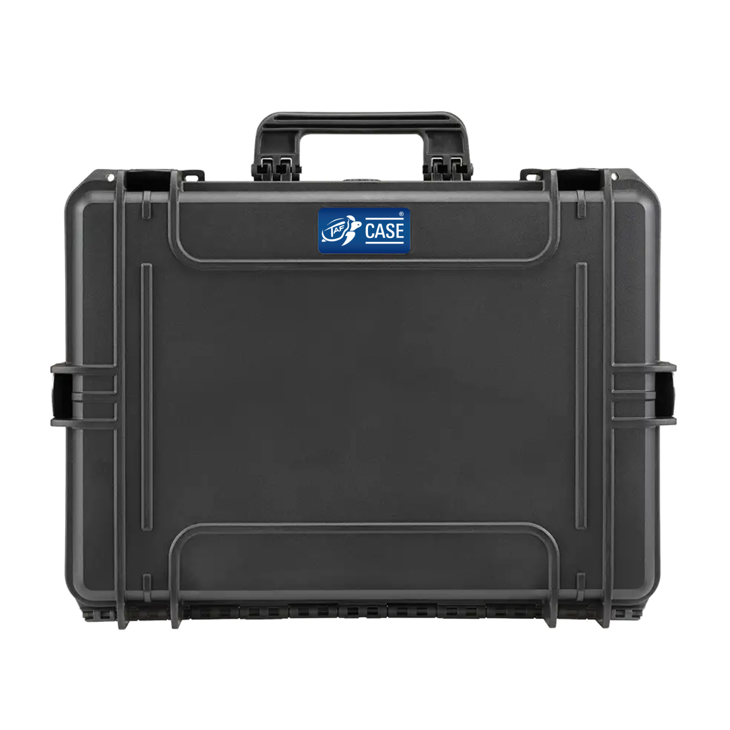 Wetterbestaendiges Outdoor Case in schwarz mit Tragegriff