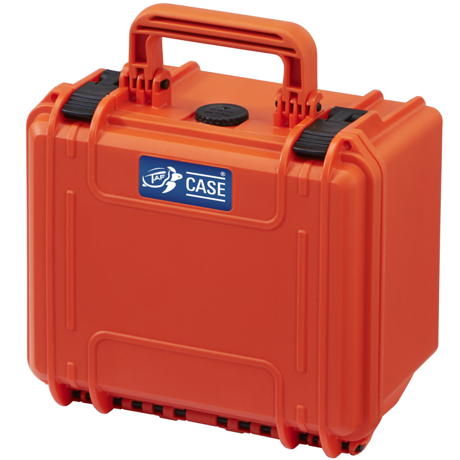 TAF CASE 201 orange Stehender orangefarbener Kunststoffkoffer für Outdoor Aktivitäten