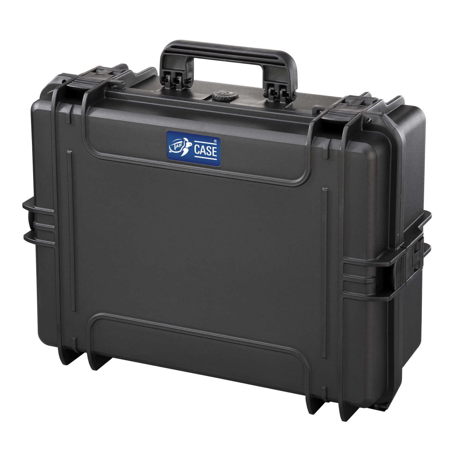 TAF CASE 500 Sturzfester Transportkoffer mit umlaufender Gummidichtung in schwarz