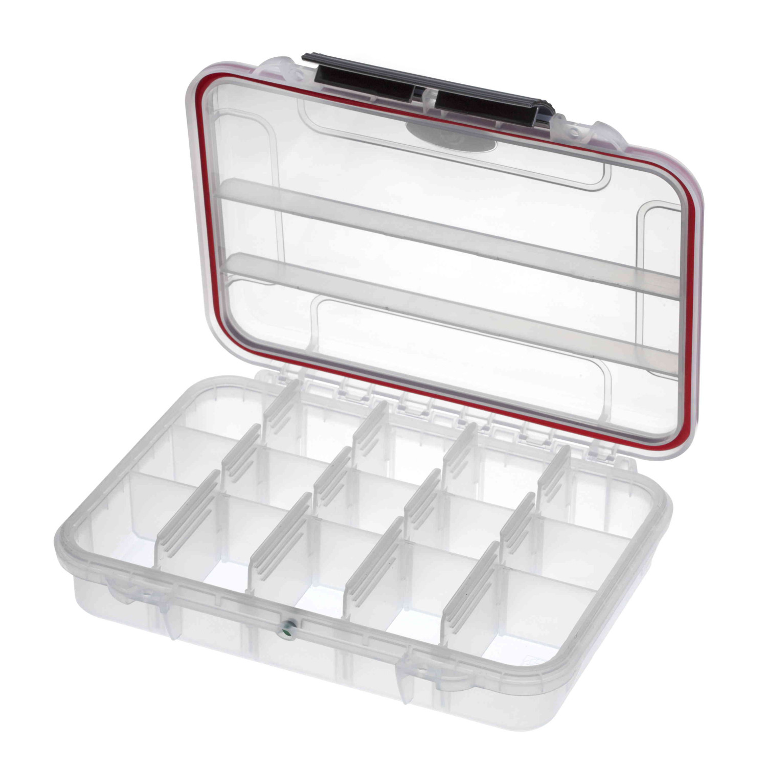 TAF CASE 102T Transparente Staubox mit individuellen Raumteilern