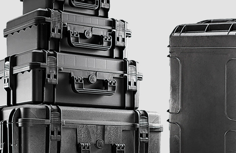 TAF CASE OUTDOORKOFFER Robustes Kratzfestes Transportcase für Modellbauequipment und Outdoor in der Farbe Schwaz